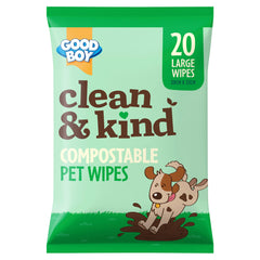 GoodBoy - Large Compostable Wipes - 10 Large Wipes