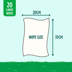 GoodBoy - Large Compostable Wipes - 10 Large Wipes