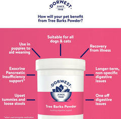 Dorwest -Tree Barks Powder - Digestive Supplement - 100G