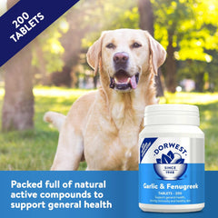 Dorwest - Garlic & Fenugreek Tablets - 100 Tablets