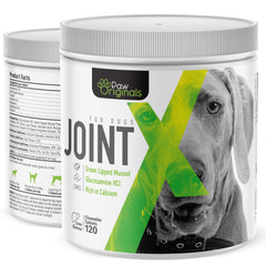 Paw Originals Joint X - Veterinary Quality Joint Supplement For Dogs - Green Lipped Mussel, Glucosamine & Calcium