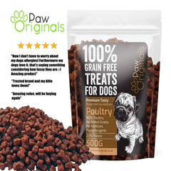 Paw Originals 100% Grain Free Dog Training Treats 2 Pack (1KG)