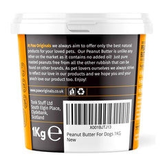 Paw Originals Peanut Butter For Dogs & Puppy 1kg