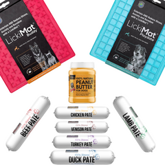 Licki Delicious Bundle - LickiMat, Peanut Butter & Pate Bundle