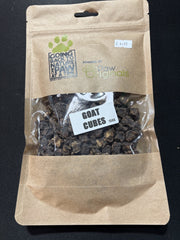Paw Originals Goat Cubes 100g 100% Goat Meat Re-Sealable Bag