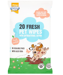GoodBoy - Antibacterial Wipes - 20 Wipes - Peach